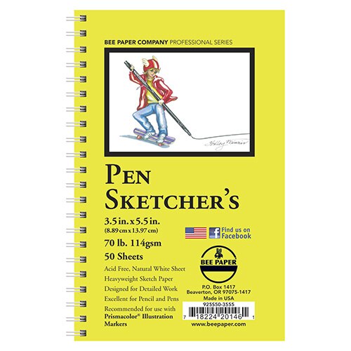 Bee Paper, Sketchbooks & Pads, Art & School, 70#, Pen Sketcher's, 50 sheet, 108325